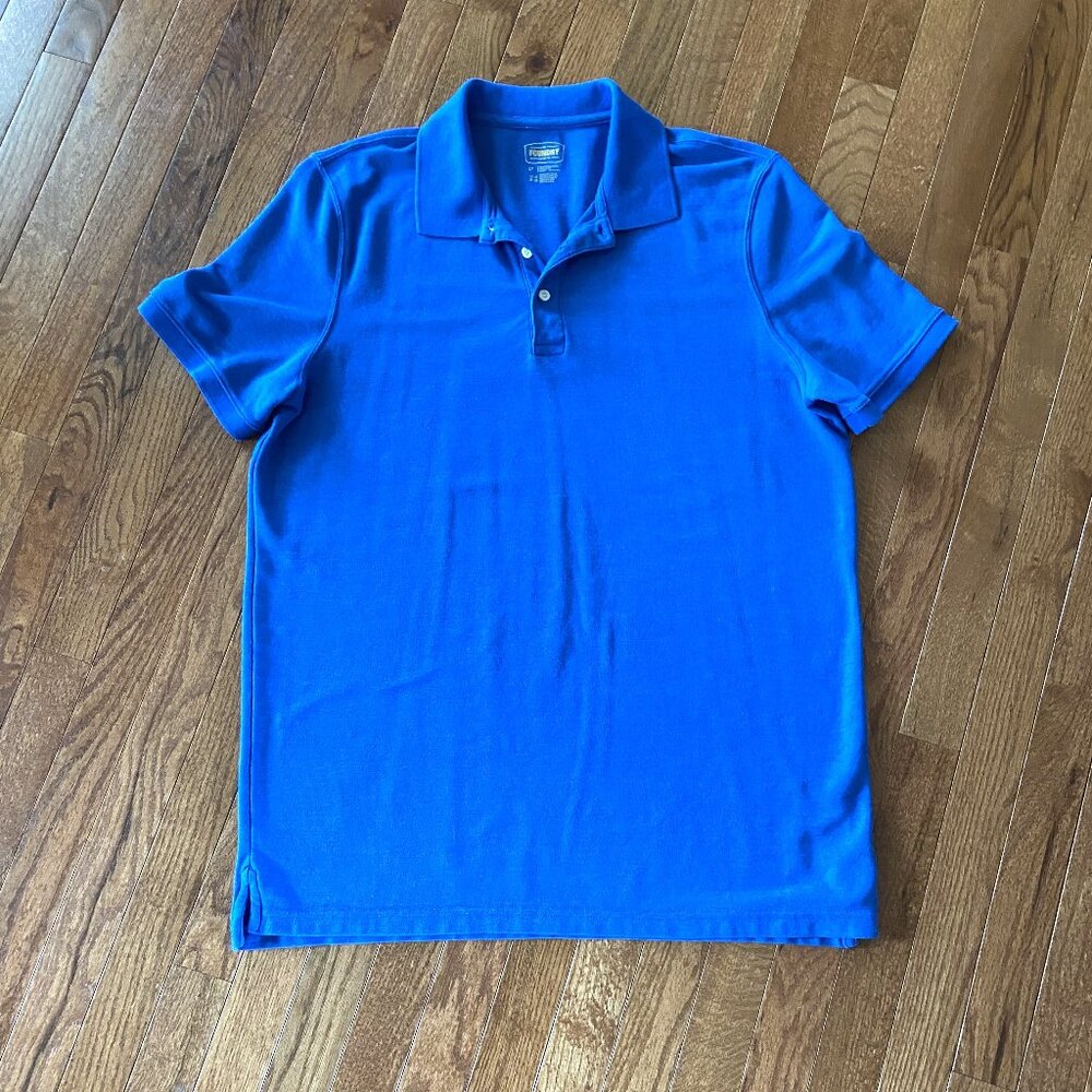 The Foundry Supply Co Men's solid color 3 button short sleeve polo LT